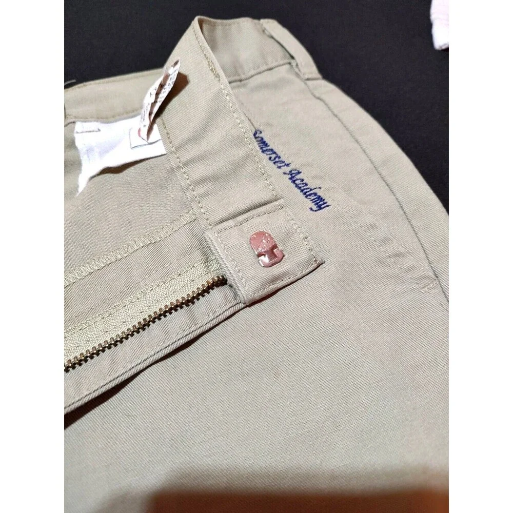 Dickies Boy Size 20H/31W Polyester Cotton Brown Tan Beige Khaki Summer Shorts